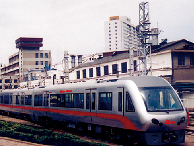 大连城市轻轨车